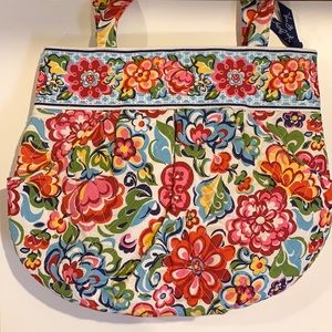 Vera Bradley Hope Garden Floral Handbag Zipper NWOT